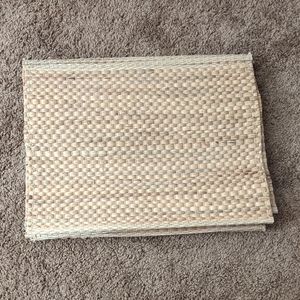 Set of 6 woven placemats